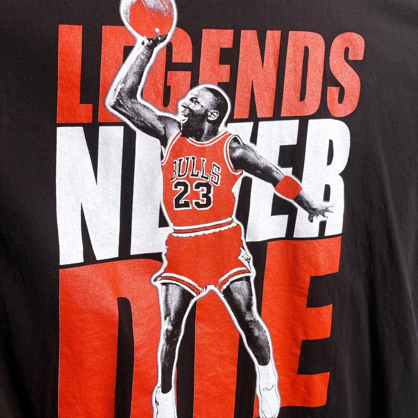 NBAレジェンド】JORDAN T-SHIRT ブラック マイケルジョーダン