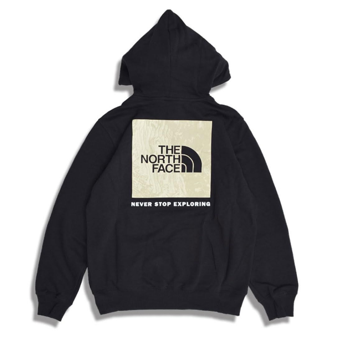 [THE NORTH FACE] ノースフェイス パーカー メンズ 裏起毛 プルオーバー ロゴ バックプリント フーディー スウェット NF0A8BY5(L、BLACK) [並行輸入品] [ブラック] [L]