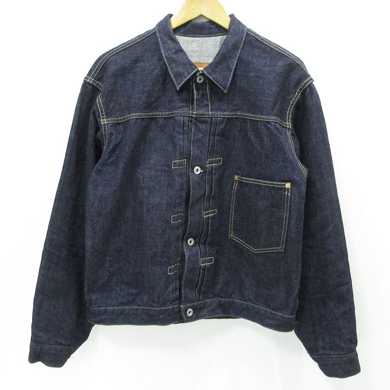 【三重本店】 中古 TCB JEANS | ティーシービ Late S40's Jacket 大戦モデル デニムジャケット シンチバック ネイビー インディゴ サイズ：42 【93】