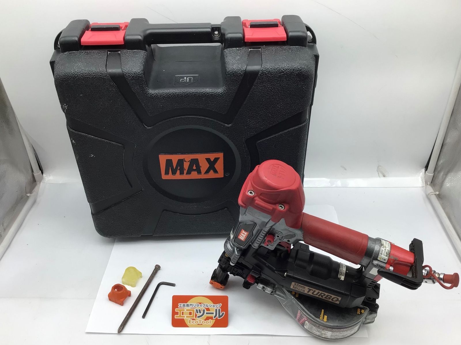 【中古品】MAX/マックス HV-R32G1 ☆ 高圧ターボドライバ/ねじ打ち機 [IT_28T2G][知立][M04]
