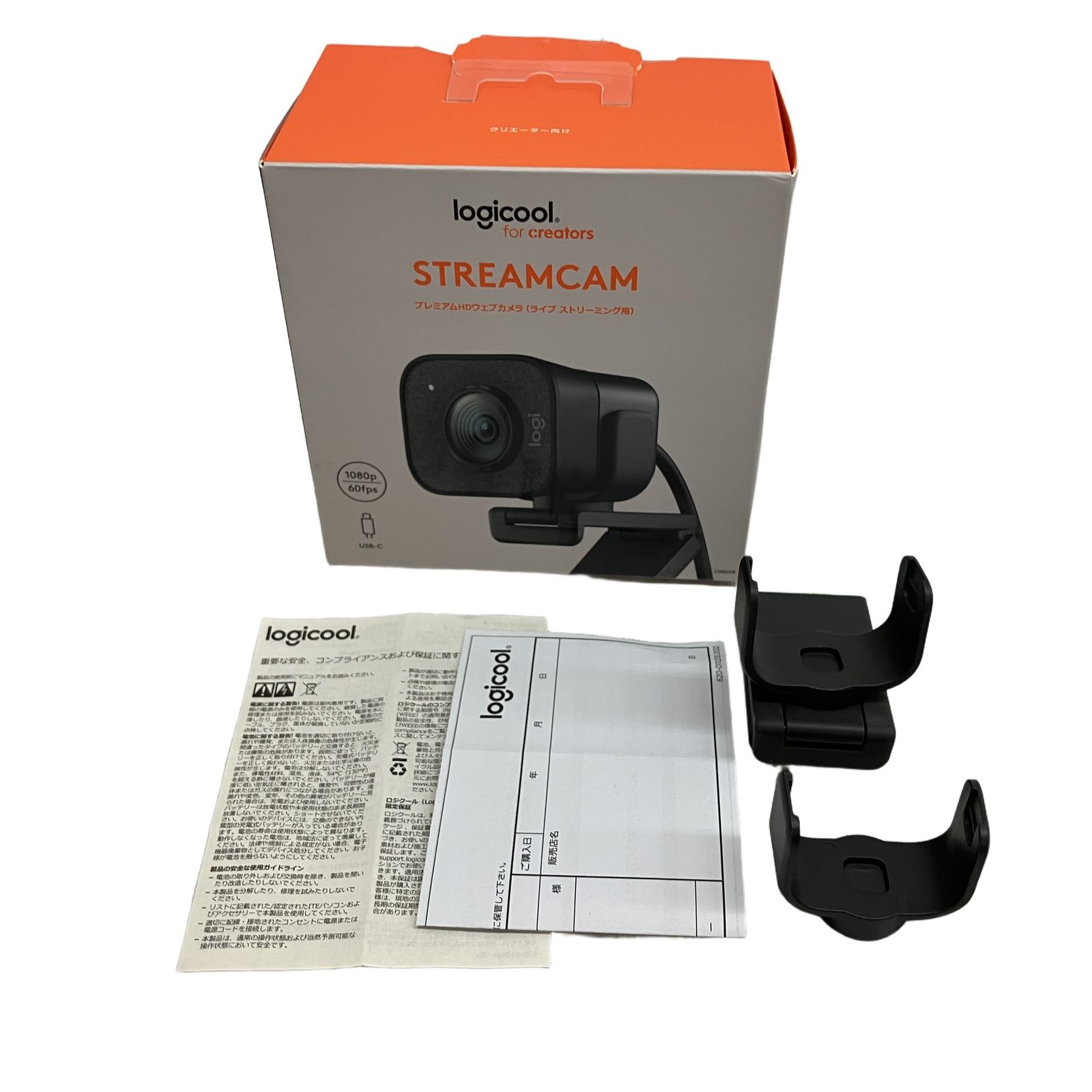 Logicool StreamCam VU0054 C980GR フルHD ストリーミング ウェブ