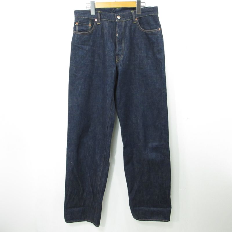 【三重本店】 中古 TCB JEANS | ティーシービ ボタンフライデニムパンツ インディゴ サイズ：34 【107】