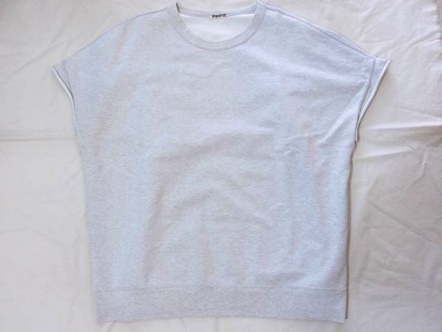 美品 AURALEE (オーラリー) ■ 21SS SUPER SOFT SWEAT BIG SLEEVELESS A21SP05GU 半袖スウェットシャツ グレー レディース メンズ□8G