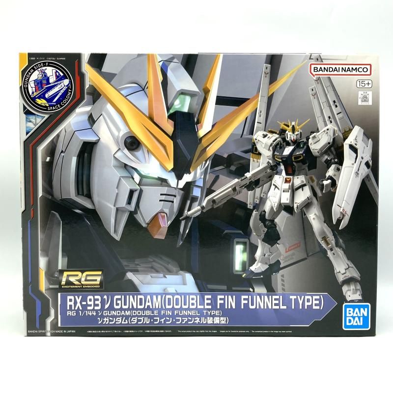 【中古】ｶﾞﾝﾀﾞﾑ）ﾊﾞﾝﾀﾞｲ RG 1/144 νｶﾞﾝﾀﾞﾑ(ﾀﾞﾌﾞﾙ･ﾌｨﾝ･ﾌｧﾝﾈﾙ装備型) 未組立品[13][240013259250]