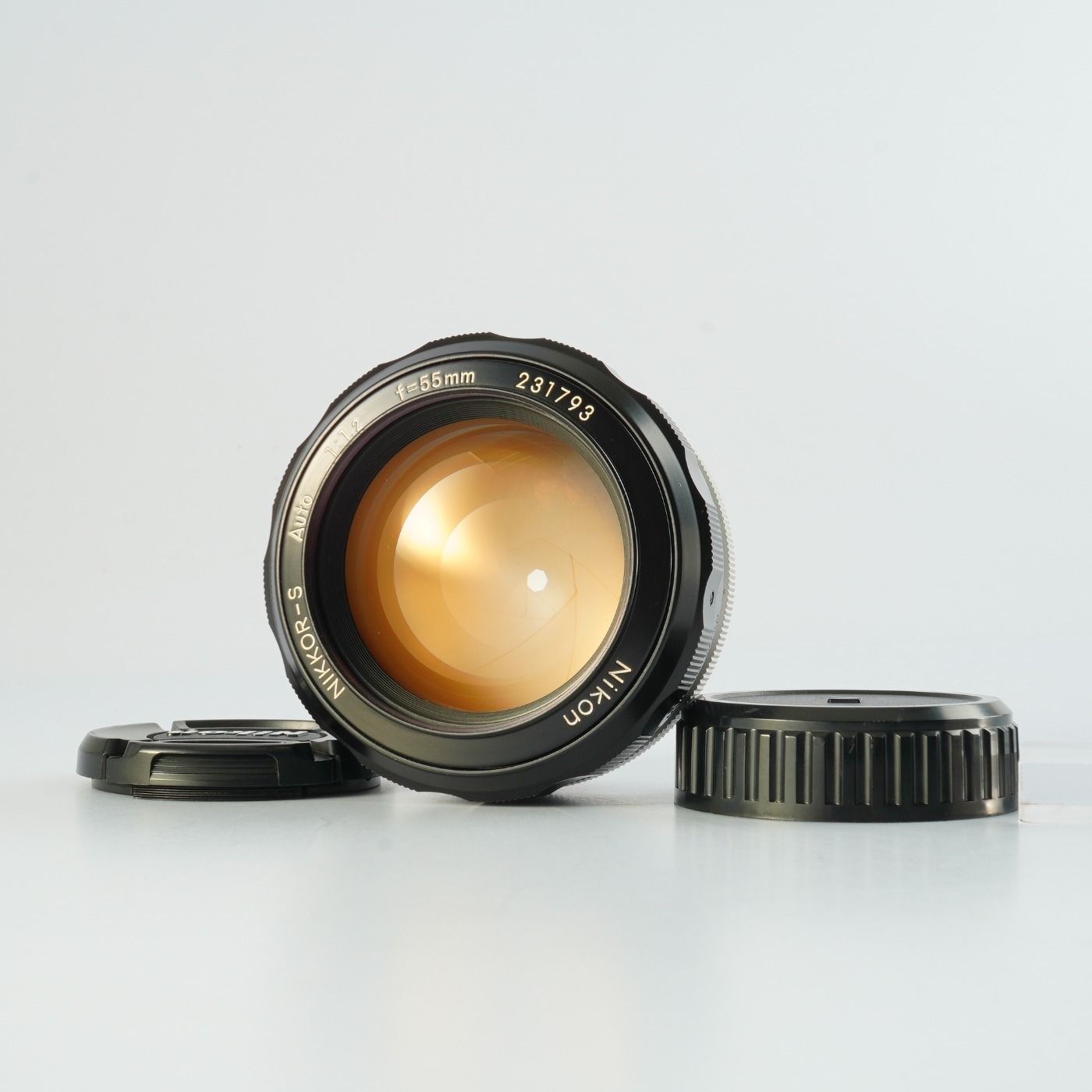 美品Nikon Auto CなしAI改 3本35/2 55/1.2 85/1.8 Serviced】 Nikon ニコン 非Ai Nikkor-S Auto 55mm F/1.2 単焦点レンズ