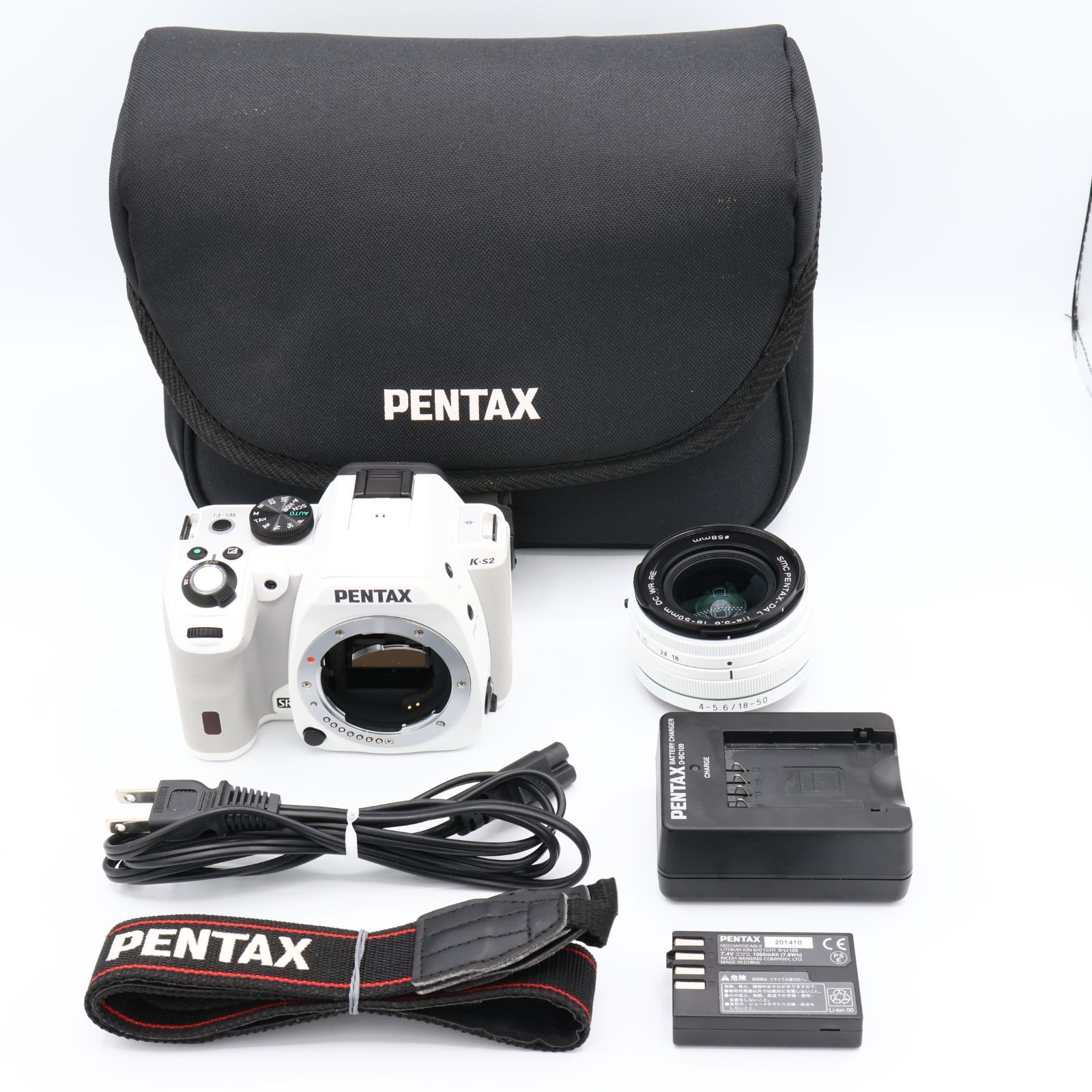 【シャッター回数：829回】RICOH PENTAX デジタル一眼レフ PENTAX K-S2 18-50REキット (ホワイト) K-S2 #260529_0016935