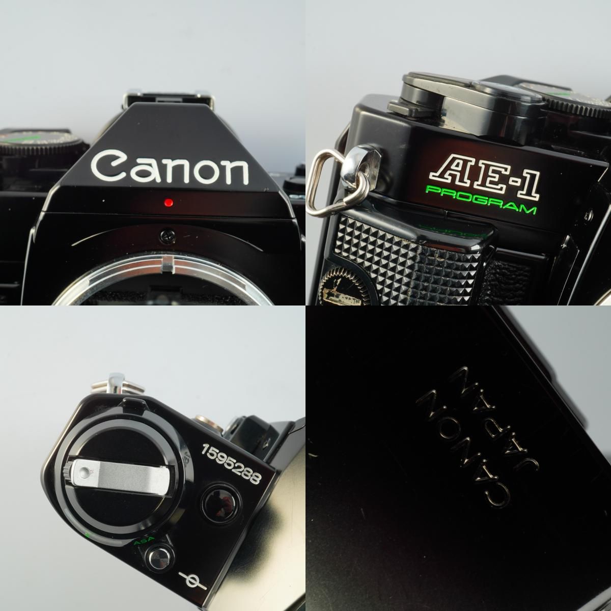 SERVICED】 Canon キヤノン AE-1 Program Black + New FD 50mm F/1.4