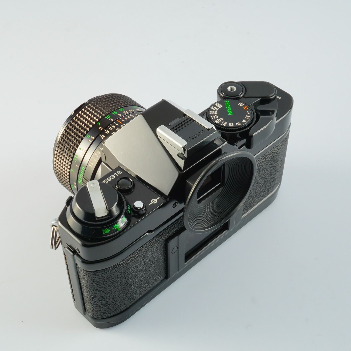 SERVICED】 Canon キヤノン AE-1 Program Black + New FD 50mm F/1.4