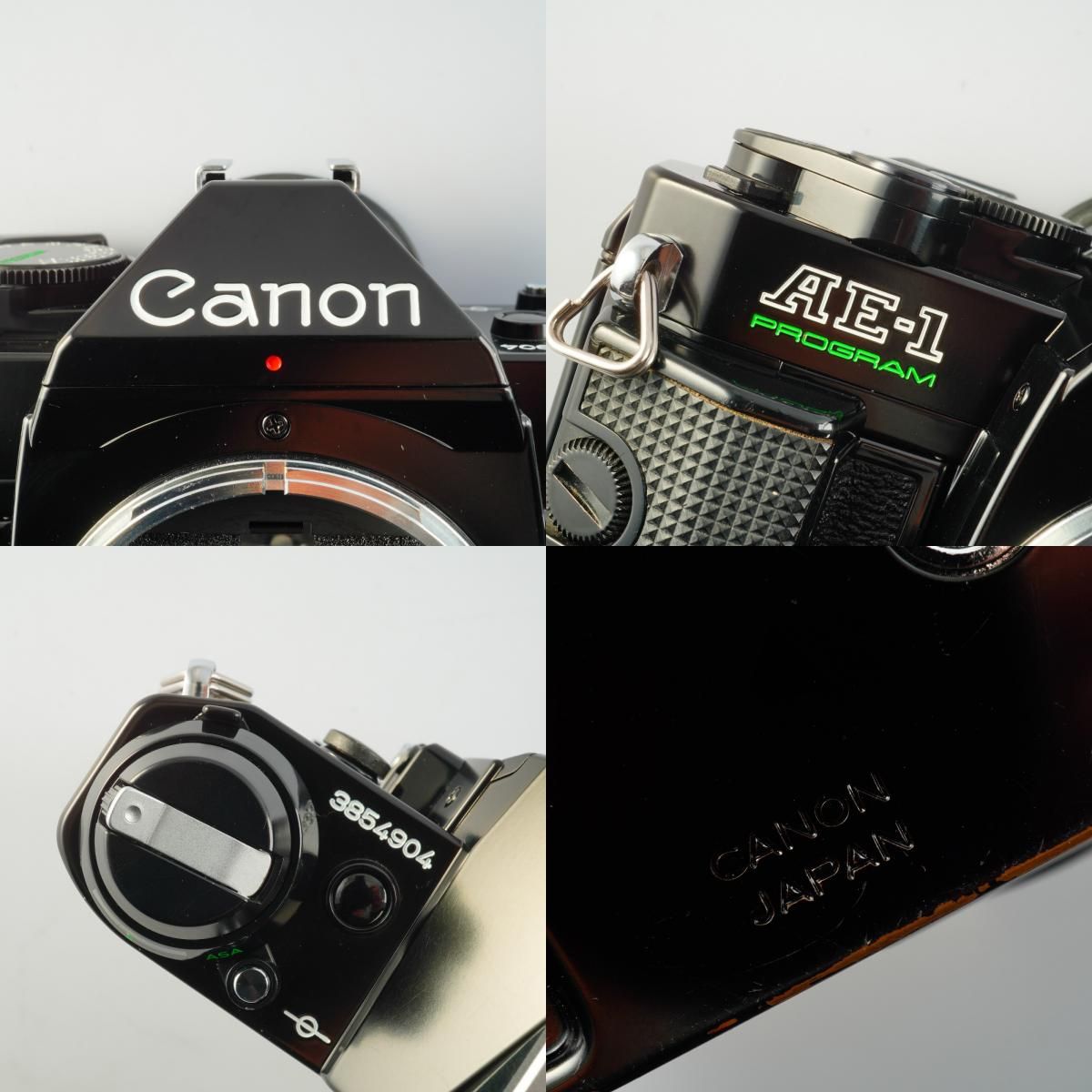 SERVICED】 Canon キヤノン AE-1 Program Black + New FD 50mm F/1.4