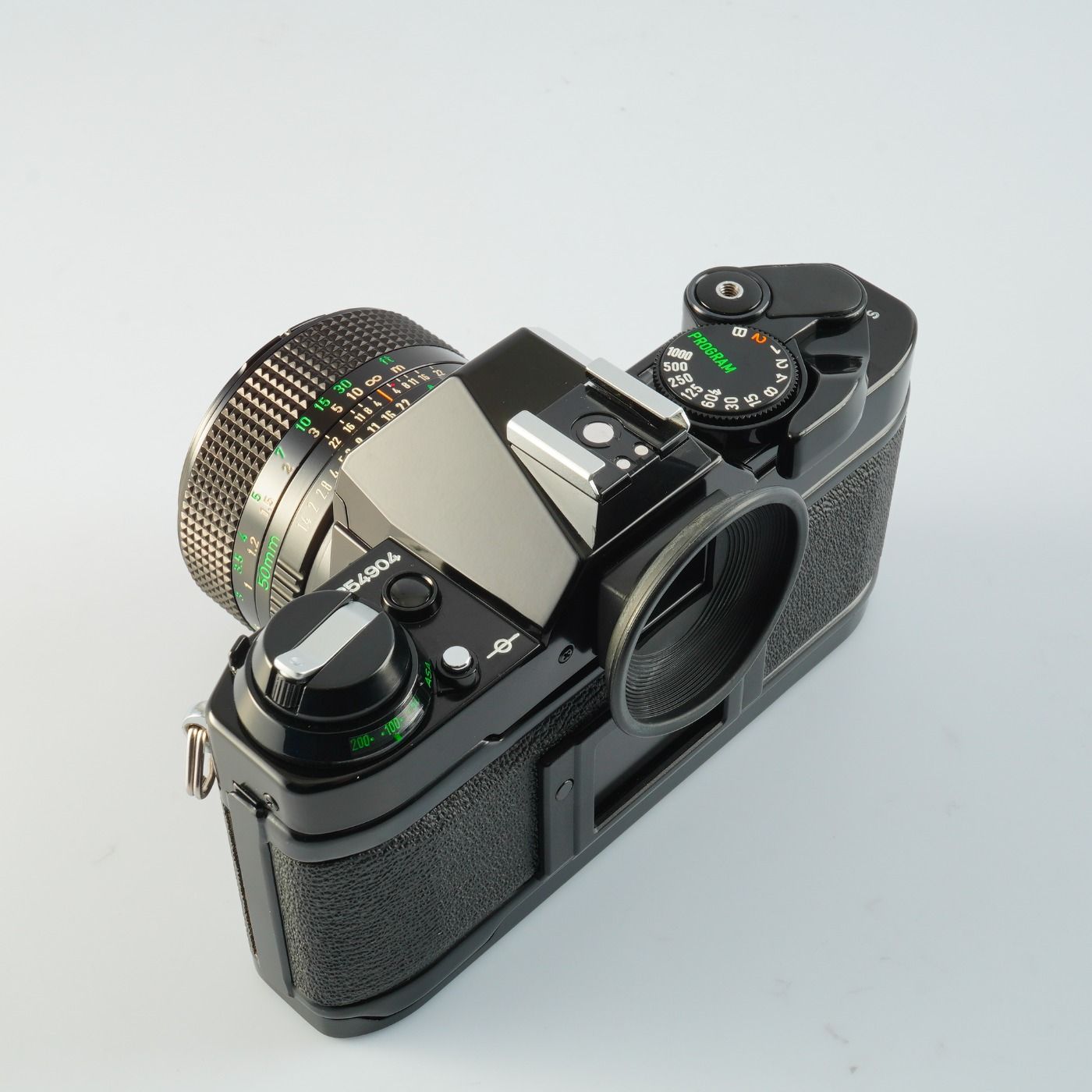 SERVICED】 Canon キヤノン AE-1 Program Black + New FD 50mm F/1.4
