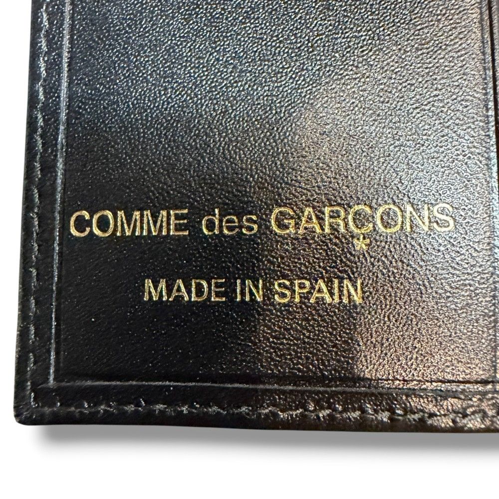 COMME DES GARCONS CLASSIC LEATHER LINE CARD CASE F ブラック SA6400