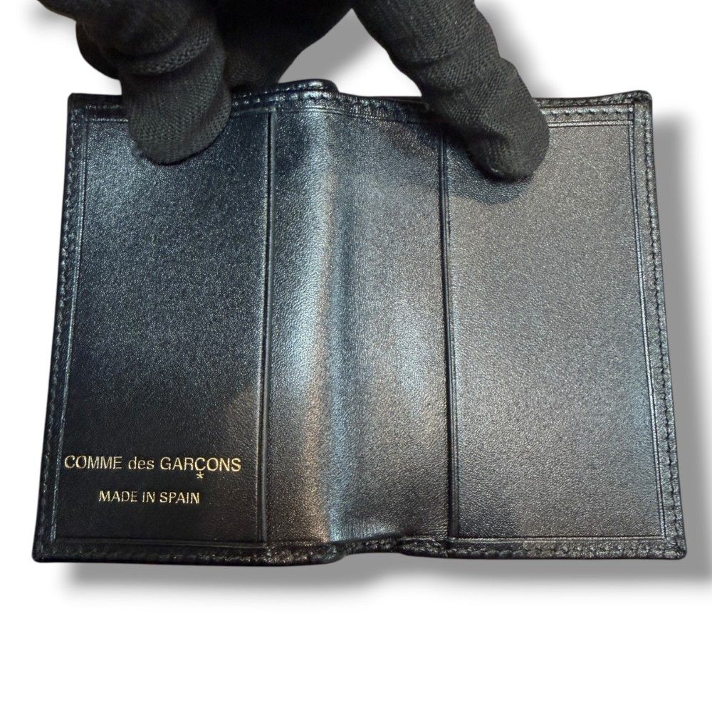 COMME DES GARCONS CLASSIC LEATHER LINE CARD CASE F ブラック SA6400
