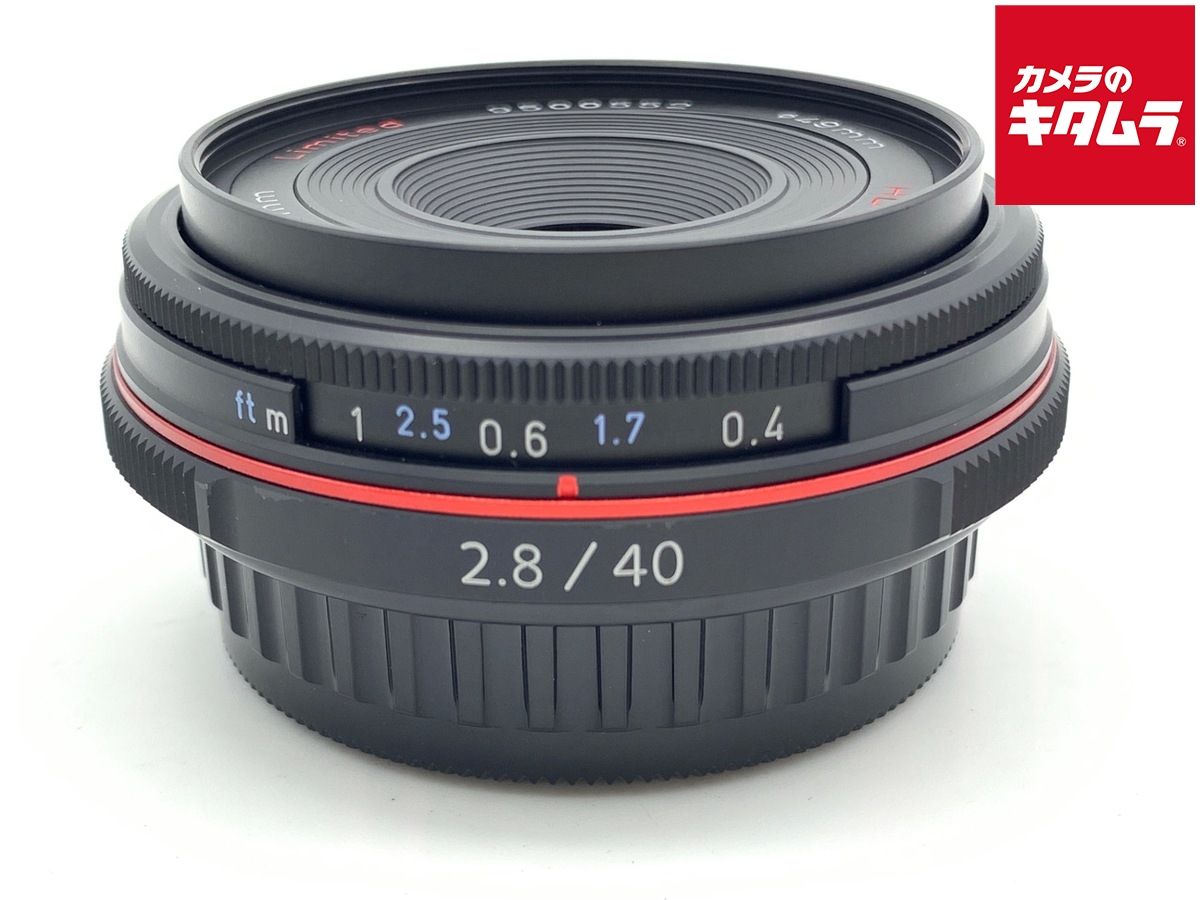 【中古】 【良品】 ペンタックス HD PENTAX-DA 40mm F2.8 Limited ブラック