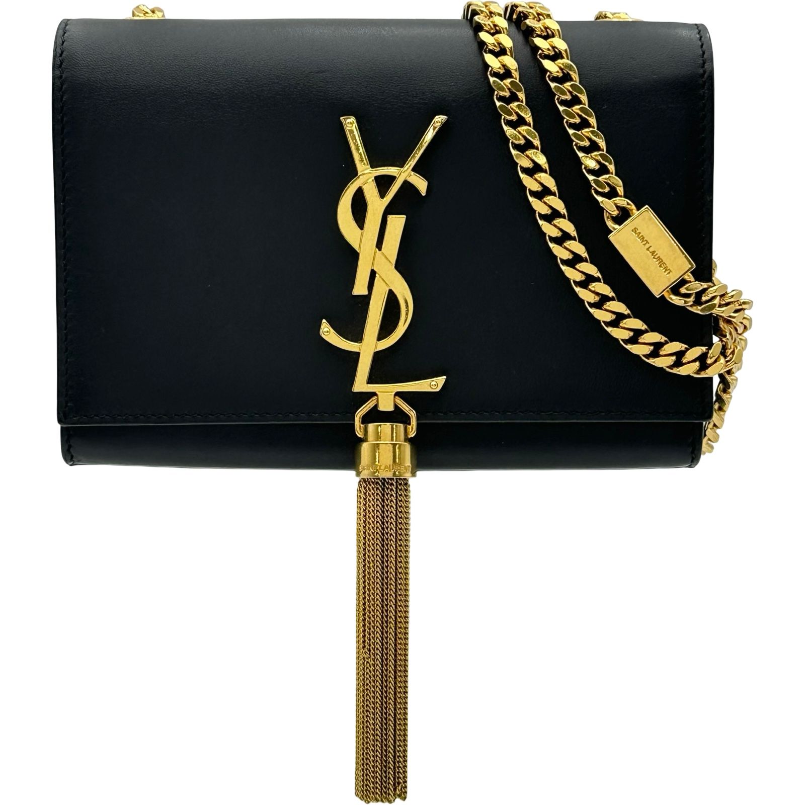 サンローラン SAINT LAURENT ケイトショルダー 354120 ブラック レザー レディース ショルダーバッグ