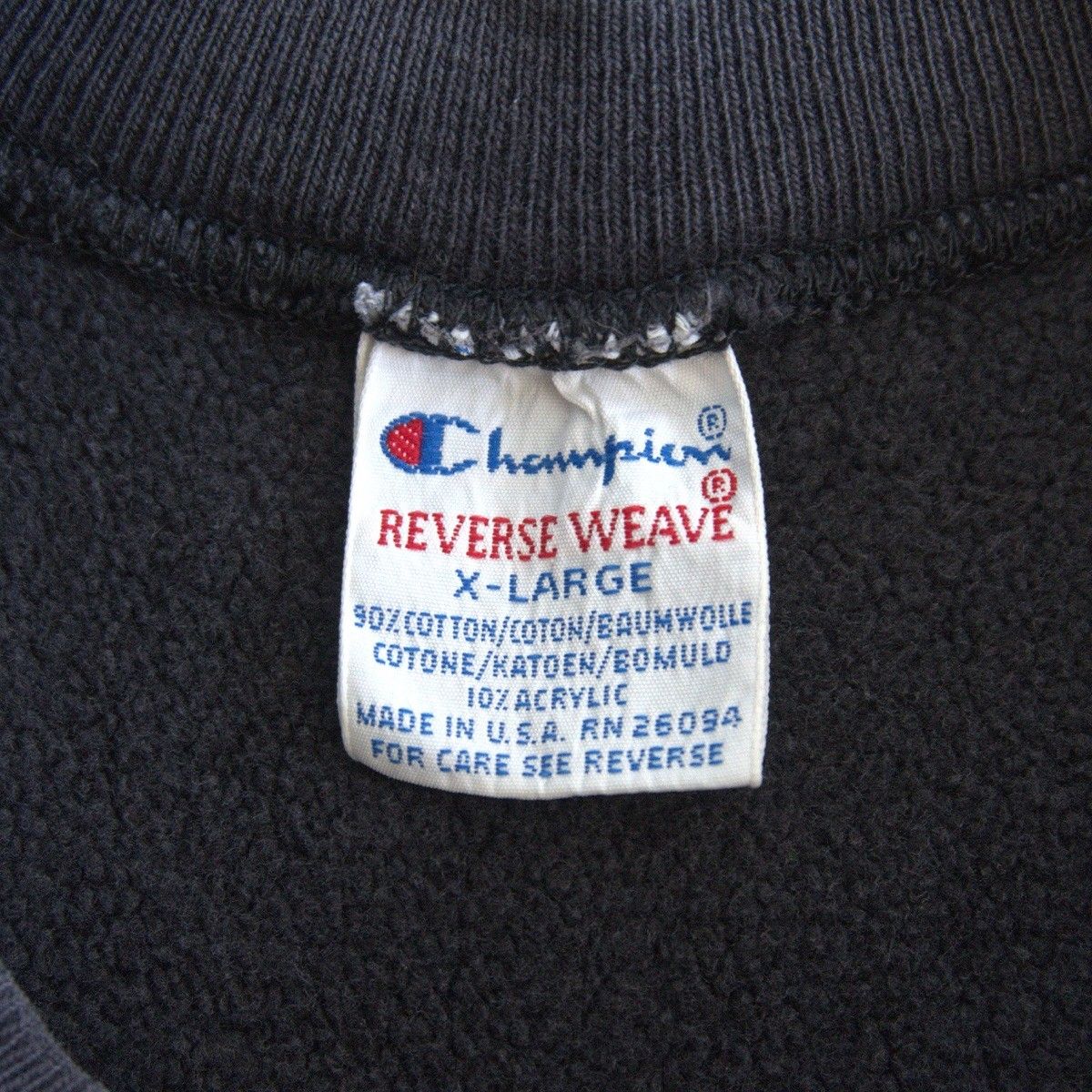 90s/ブラック】CHAMPION【REVERSE WEAVE リバースウィーブ スウェット