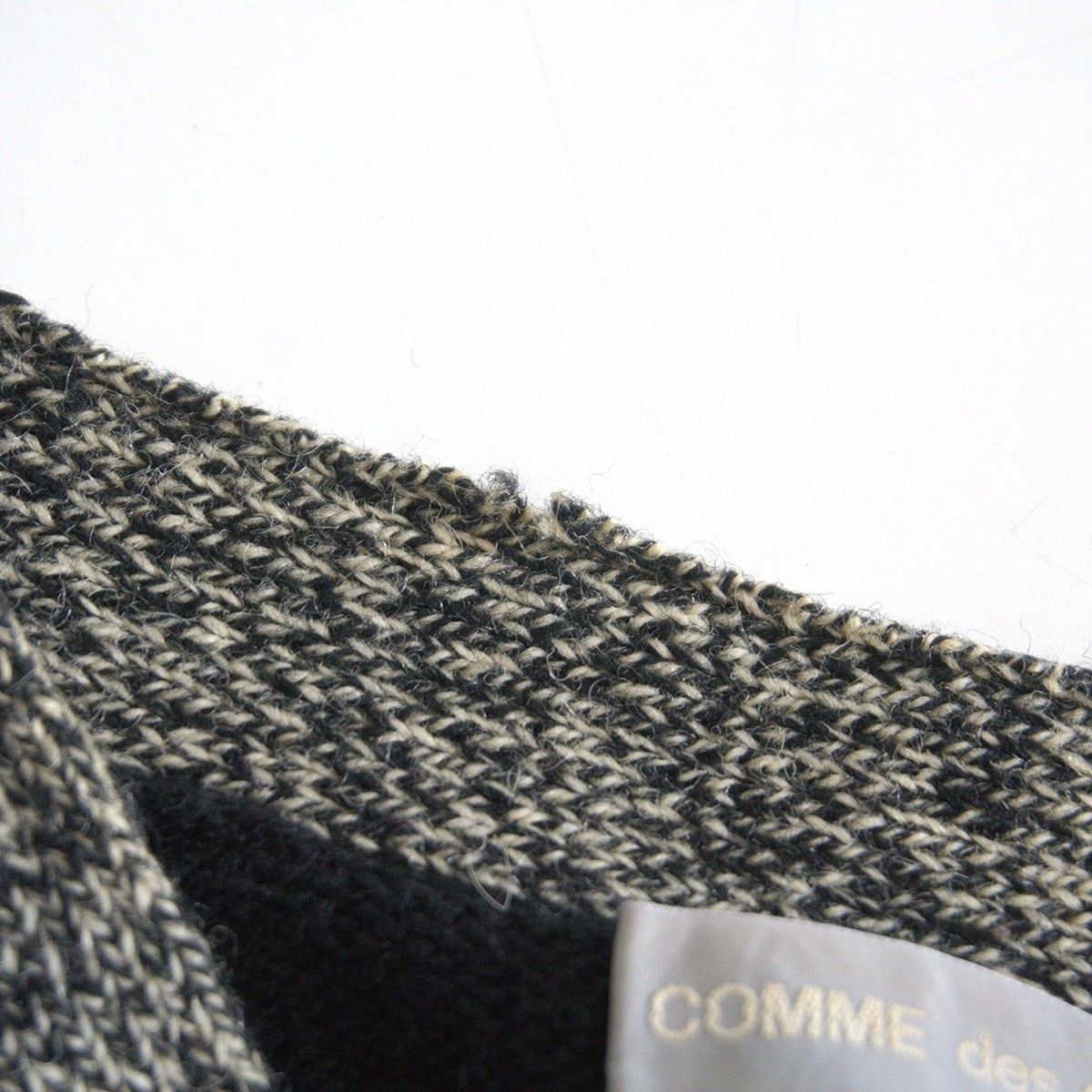 COMME des GARCONS hommeウールカーディガン 前後切替 80S/アーカイブ】COMME des GARCONS HOMME 【切替 ウール カーディガン
