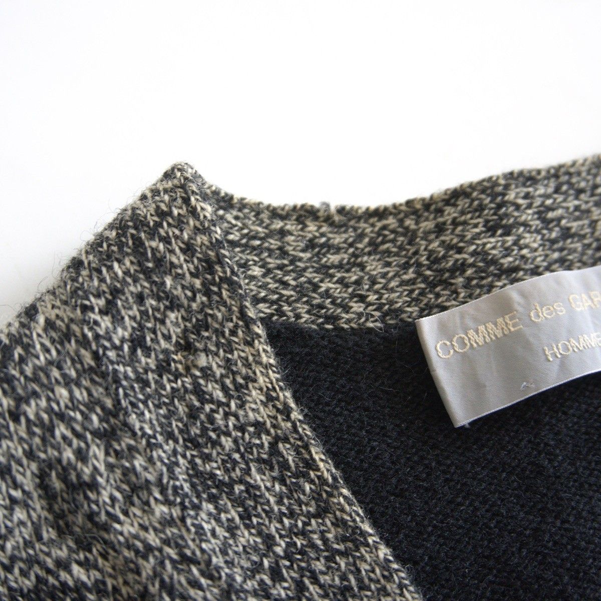 80S/アーカイブ】COMME des GARCONS HOMME 【切替 ウール カーディガン