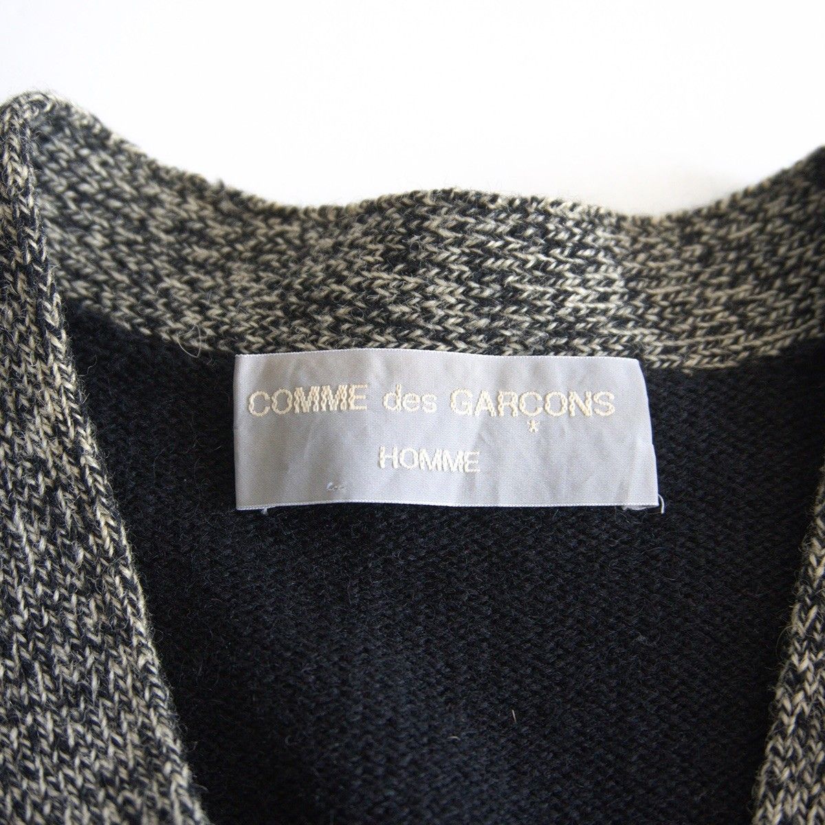 80S/アーカイブ】COMME des GARCONS HOMME 【切替 ウール カーディガン
