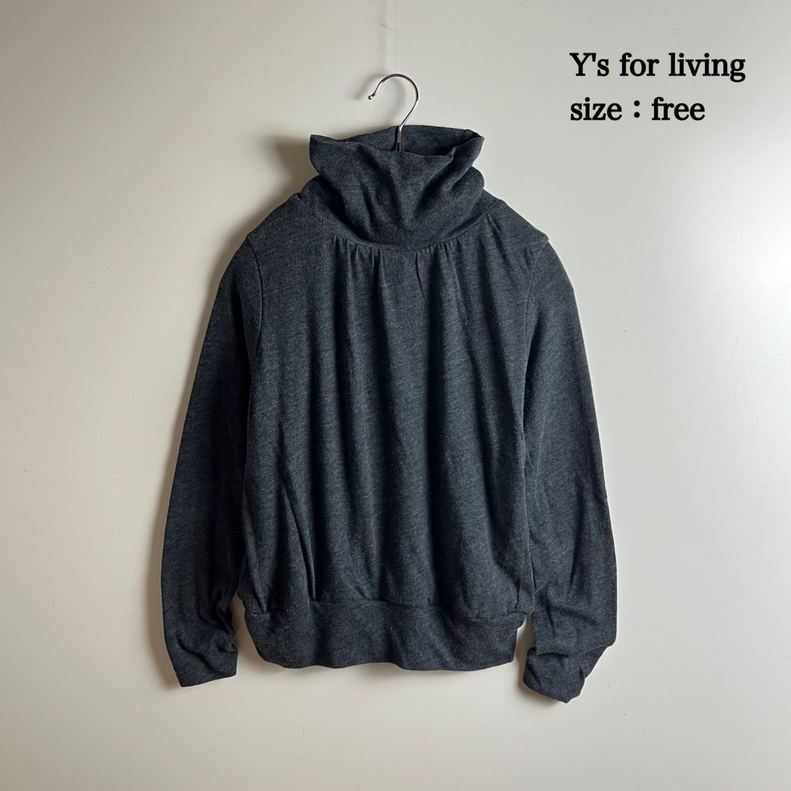 Y's for living yohji yamamoto archive cotton knit hineck tops free
