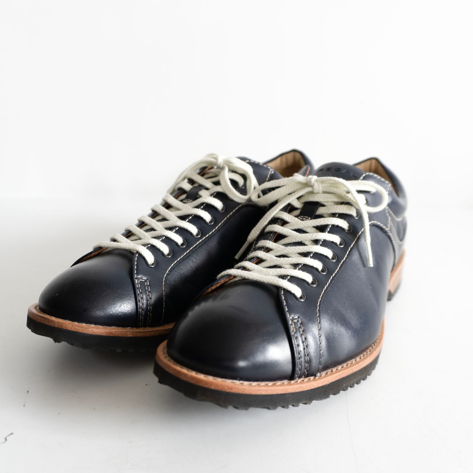 美品】REGAL【レースアップ レザー スニーカー】25.5 リーガル 革靴