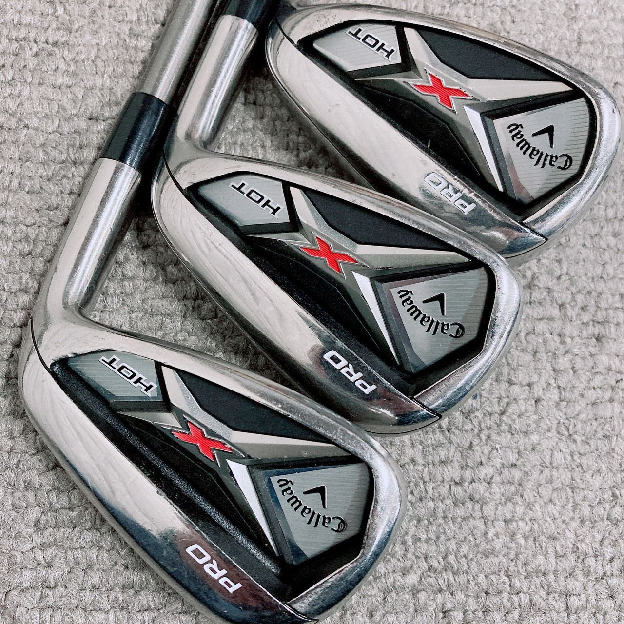 Callaway キャロウェイ X HOT PRO アイアンセット本 5-P SteelFiber