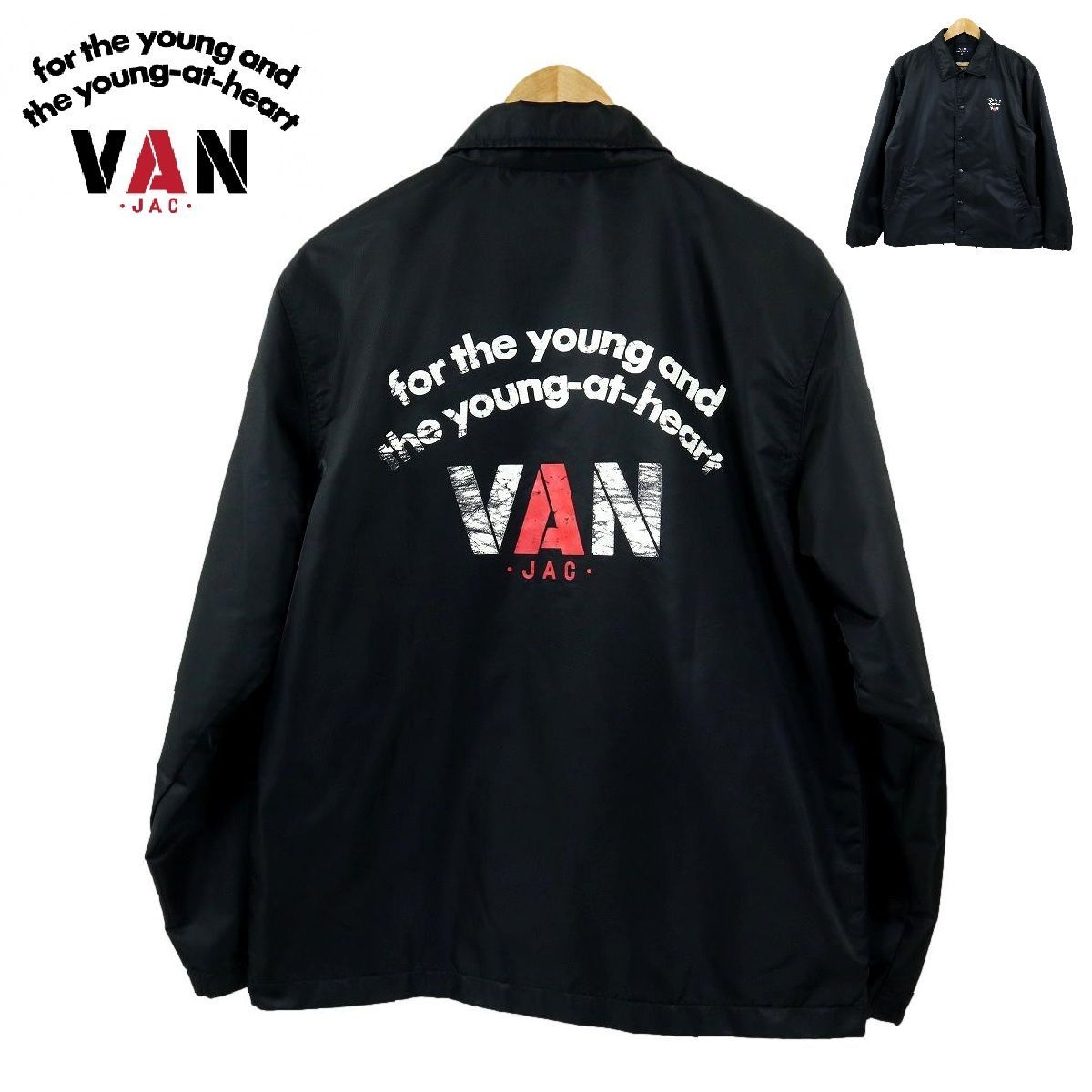B3882】VAN JAC ヴァンヂャケット コーチジャケット ナイロン