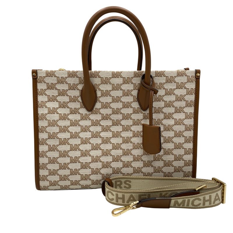 【中古美品】 MICHAEL KORS マイケルコース 35S2G7ZT6J SIGNATURE 2WAY HAND BAG シグネチャー ハンド バッグ カバン 【188-260713-kh-01-izu】
