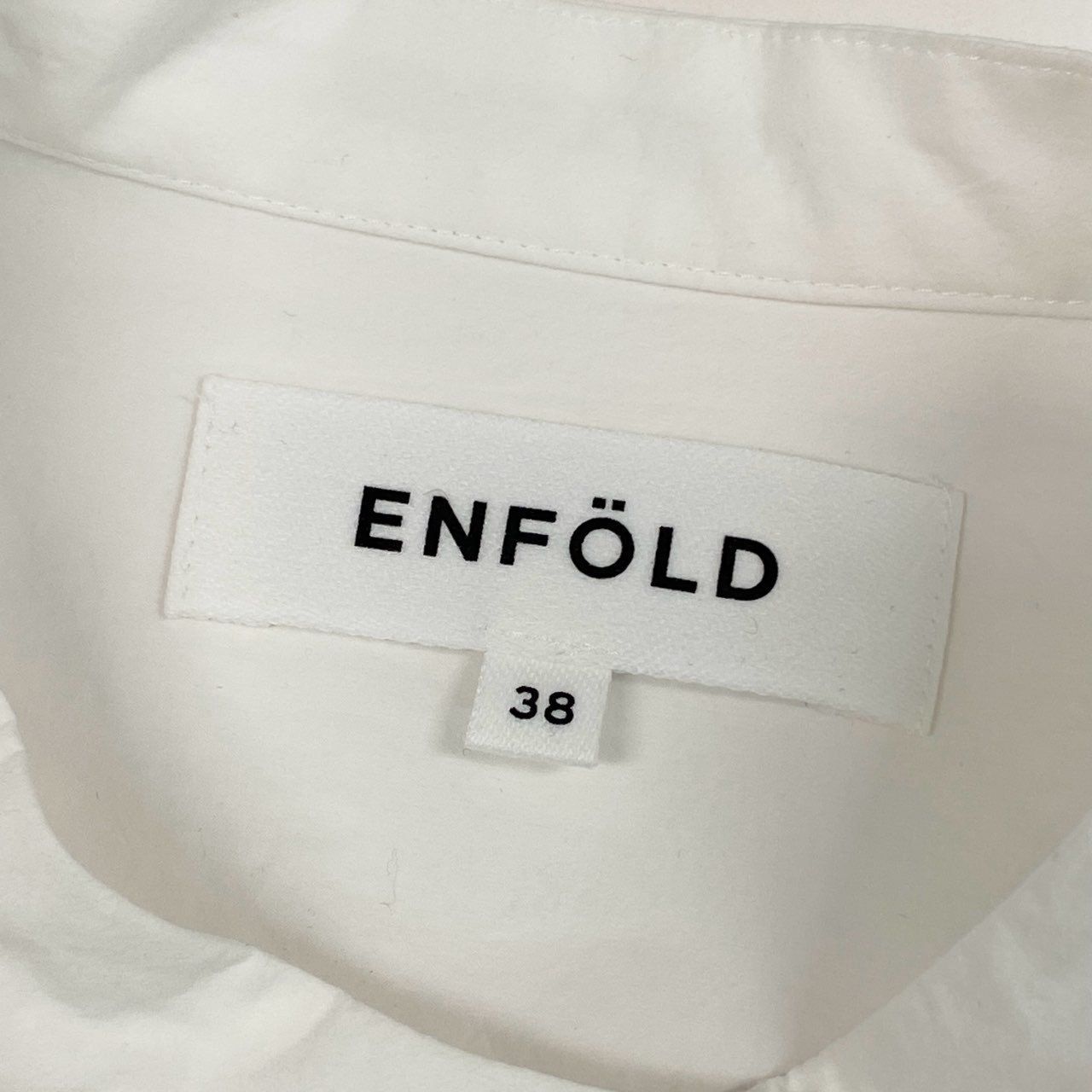 63i12 《美品》 ENFOLD エンフォルド ヘキサゴンシャツ 長袖シャツ