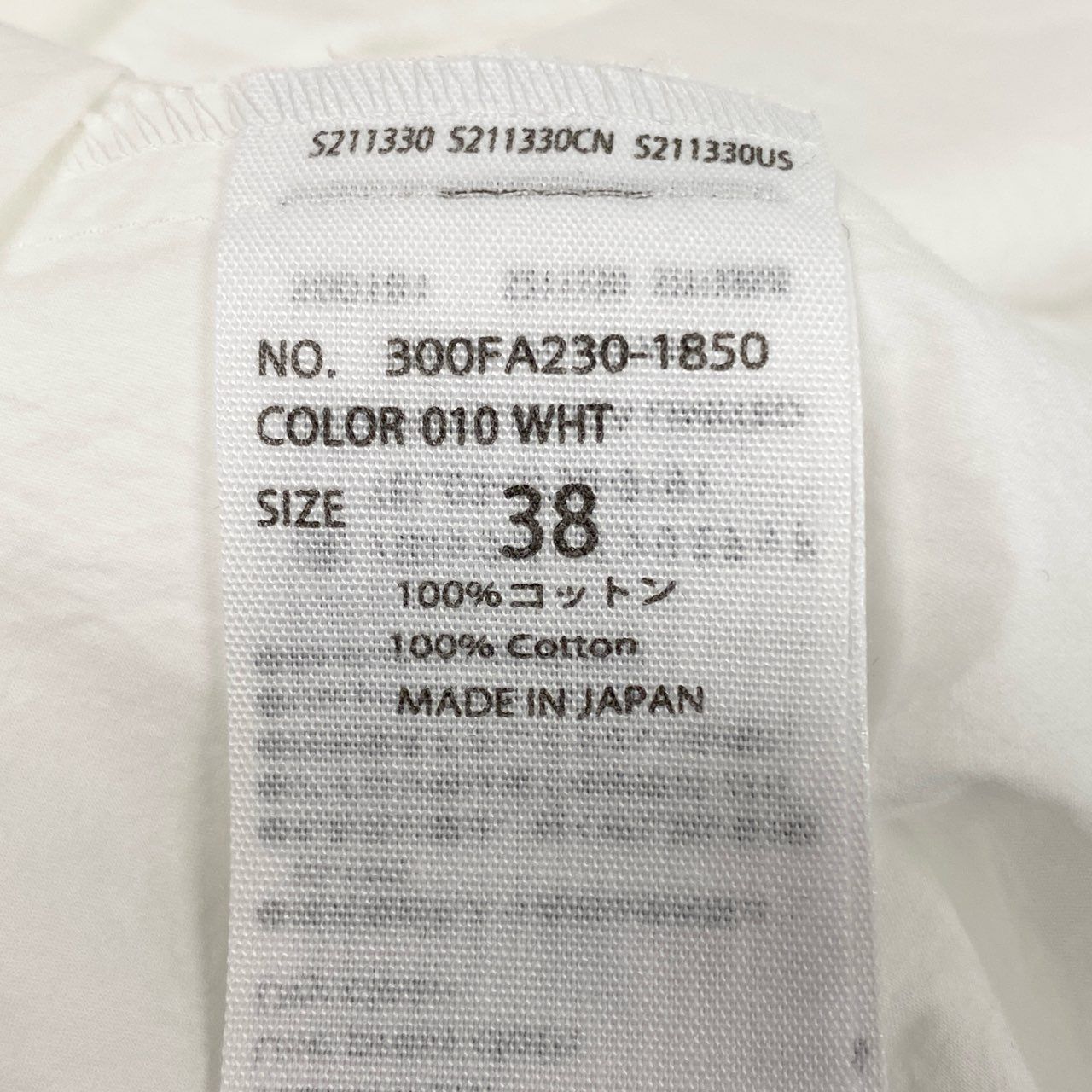 63i12 《美品》 ENFOLD エンフォルド ヘキサゴンシャツ 長袖シャツ