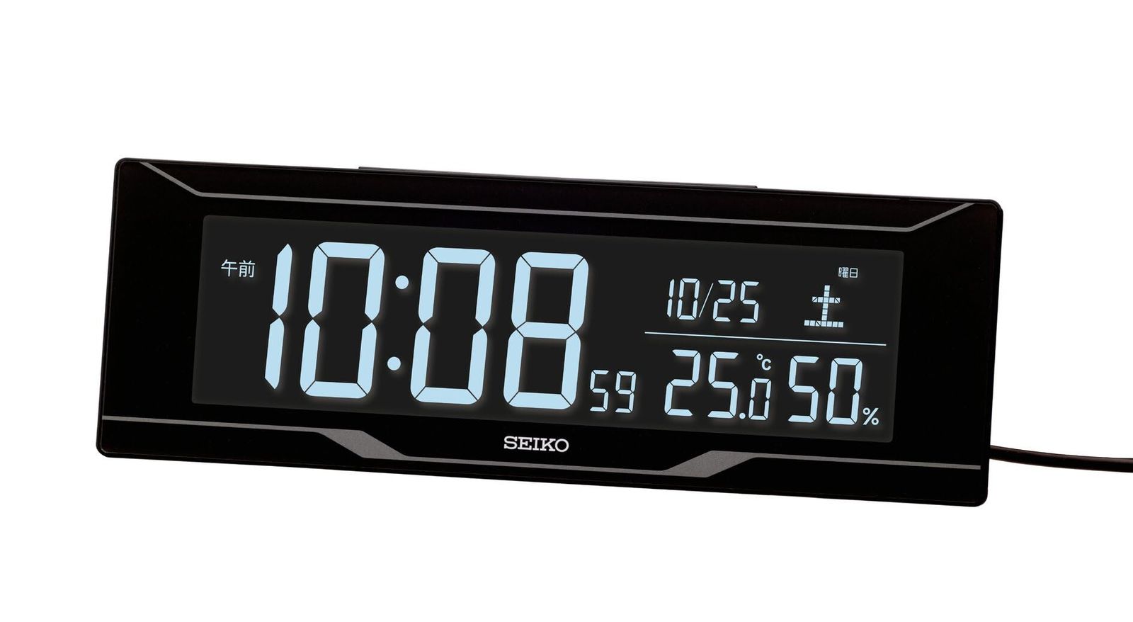 セイコークロック(Seiko Clock) 置き時計 目覚まし時計 スマートフォン時刻修正 デジタル 交流式 カラー液晶 シリーズC3 DL308Kyu 11,104円