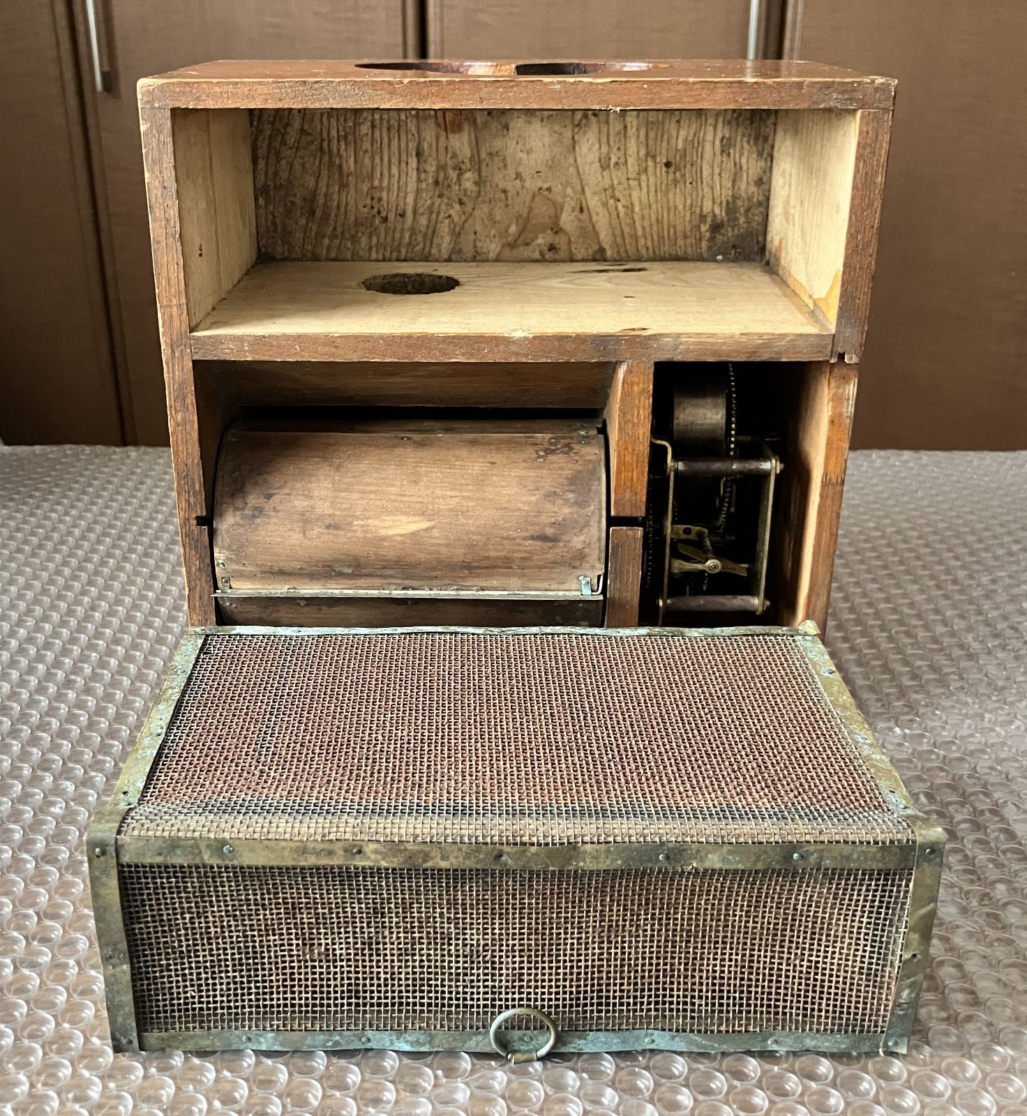 美術品・アンティーク・コレクション 珍品！アンティーク 木製 蝿取り器