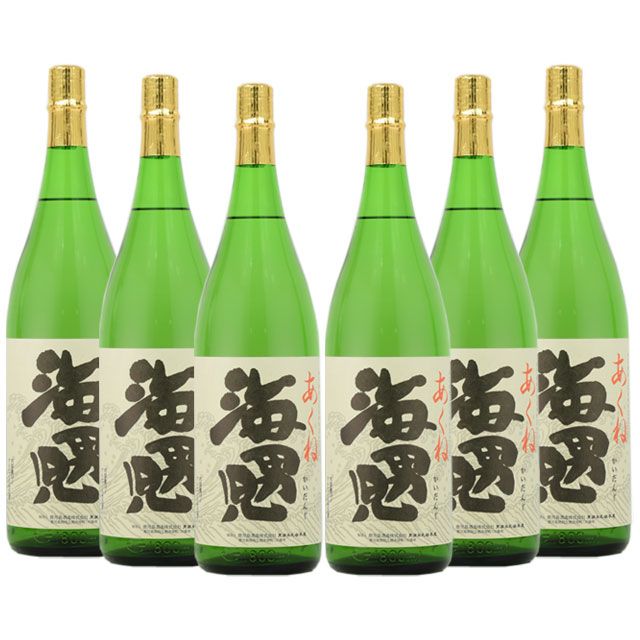 あくね海男児(かいだんじ) 25度 1800ml×6本 芋焼酎 鹿児島酒造