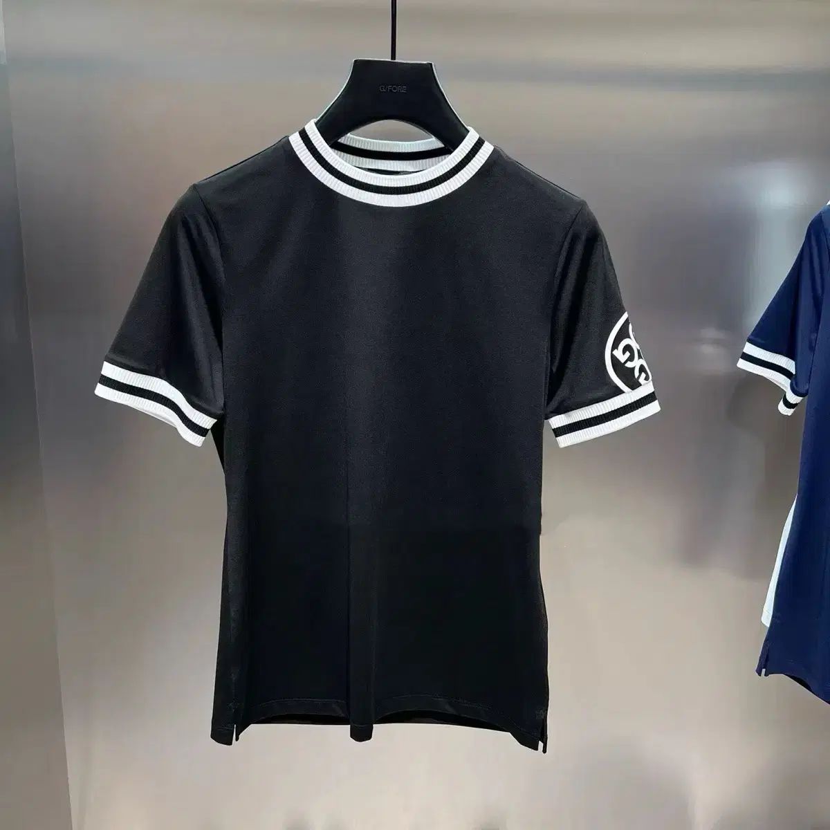 レディース ゴルフ 半袖Tシャツ ブラック