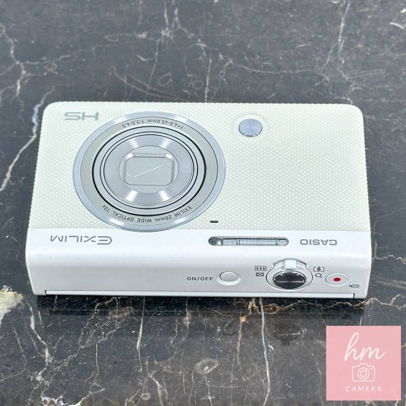 CASIO HIGH SPEED EXILIM EX-ZR50 ホワイト 1610万画素 光学10倍ズーム