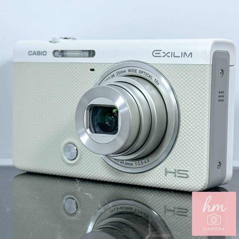 CASIO HIGH SPEED EXILIM EX-ZR50 ホワイト 1610万画素 光学10倍ズーム