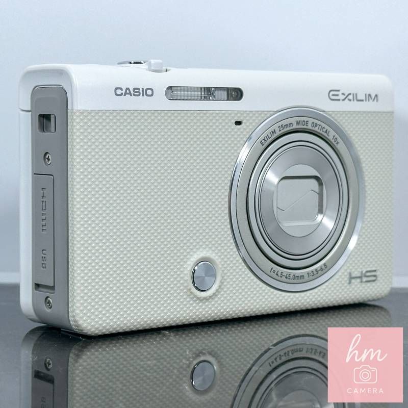 CASIO HIGH SPEED EXILIM EX-ZR50 ホワイト 1610万画素 光学10倍ズーム