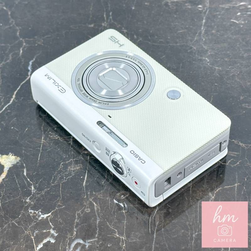 CASIO HIGH SPEED EXILIM EX-ZR50 ホワイト 1610万画素 光学10倍ズーム