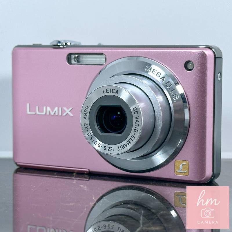 【美品】Panasonic LUMIX DMC-FS6 ピンク 810万画素 光学4倍ズーム ライカレンズ MEGA O.I.S. スリム軽量 コンパクトデジタルカメラ パナソニック ルミックス