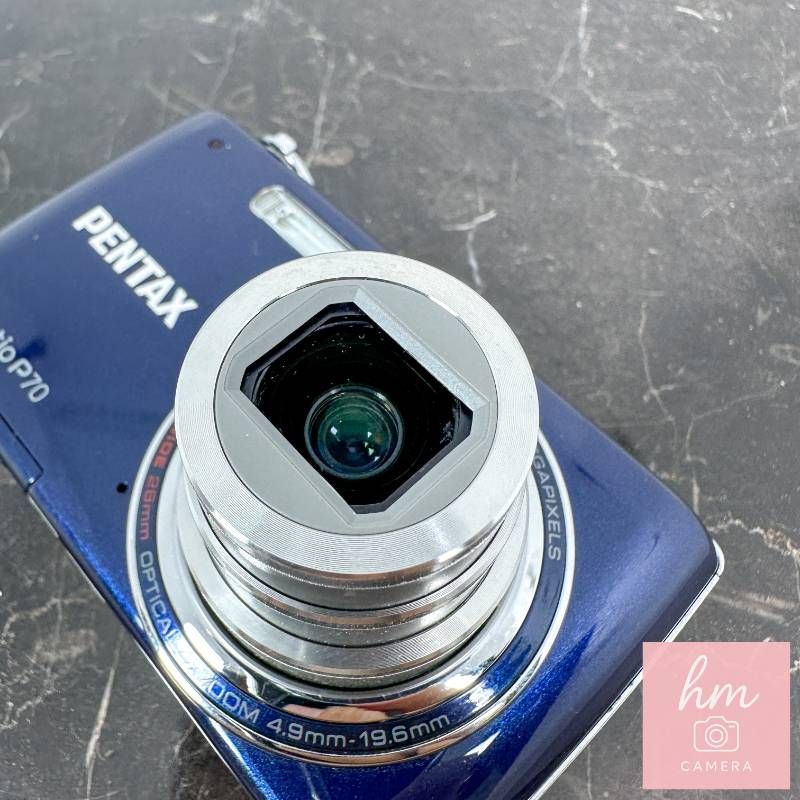 PENTAX Optio P70 ダークブルー 1200万画素 光学4倍ズーム 広角27.5mm