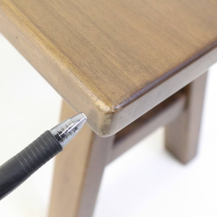 ZARA HOME ザラホーム ウッド製小型スツール ブラウン ※踏み台として
