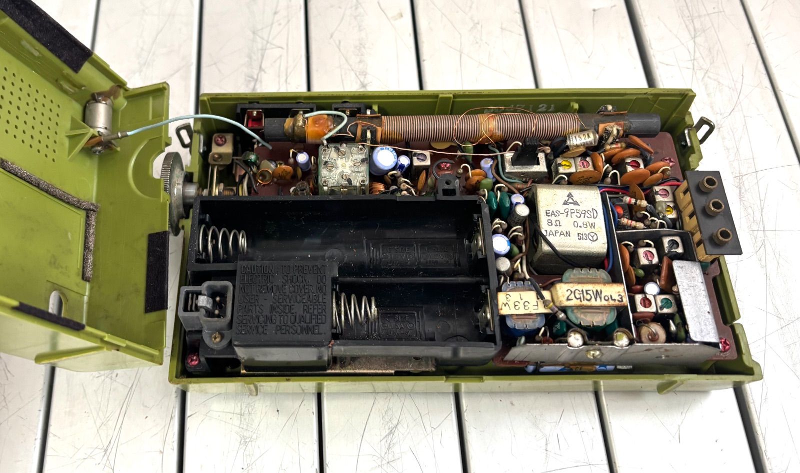 ナショナル電子基盤（外箱有り） NATIONAL Panasonic ナショナル パナソニック ラジオ GPワールドボーイ