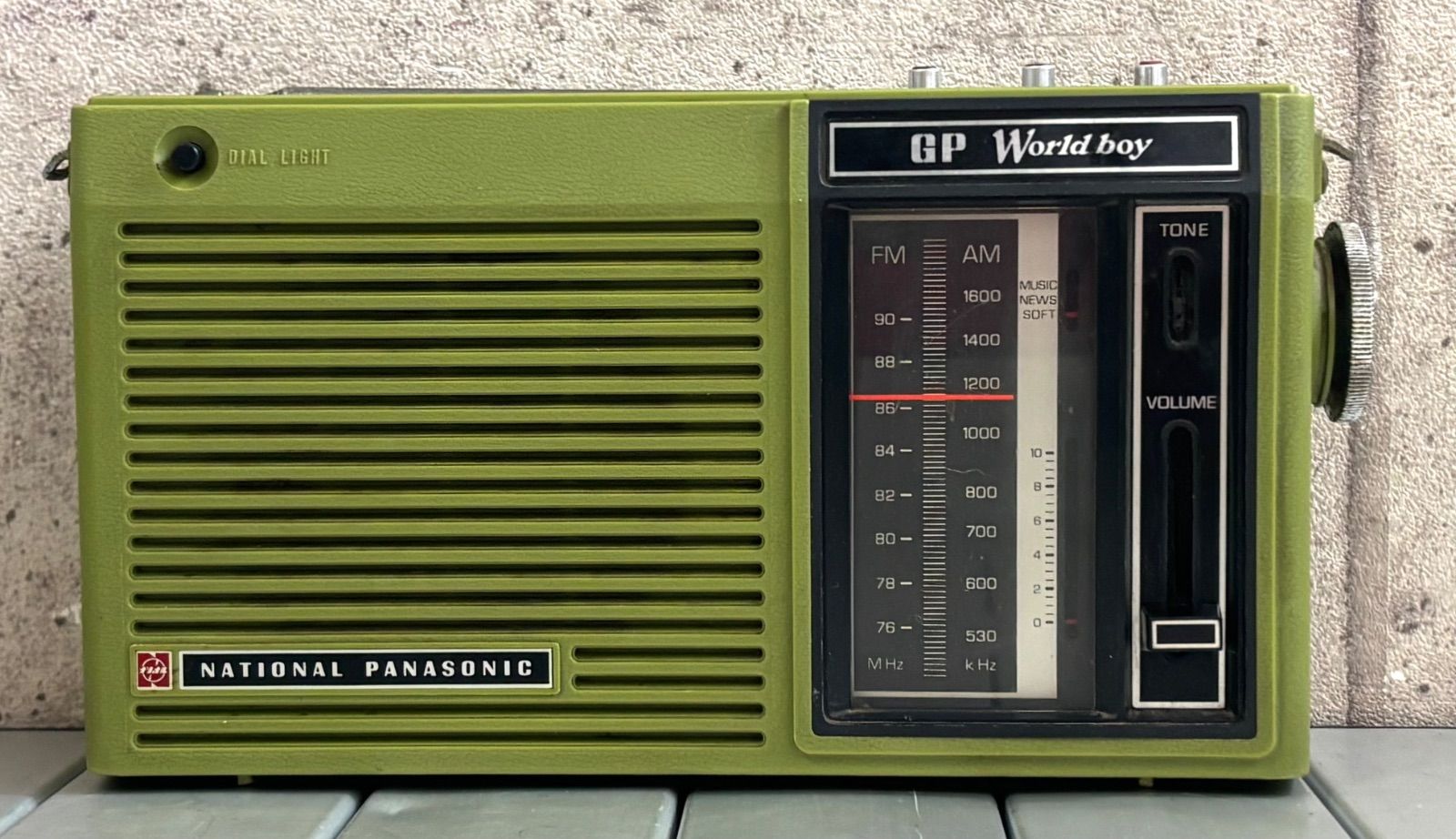 NATIONAL Panasonic ナショナル パナソニック ラジオ GPワールドボーイ