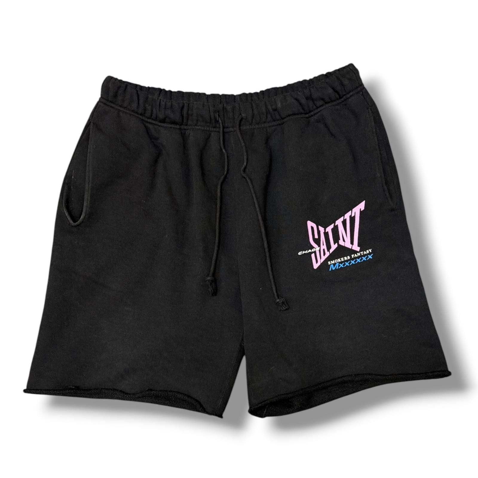 1*3様 SAINT M××××××スウェットショーツRIBON SAINT S SAINT MICHAEL SWEAT SHORTS/RIBON SAINT リボンセントスウェット