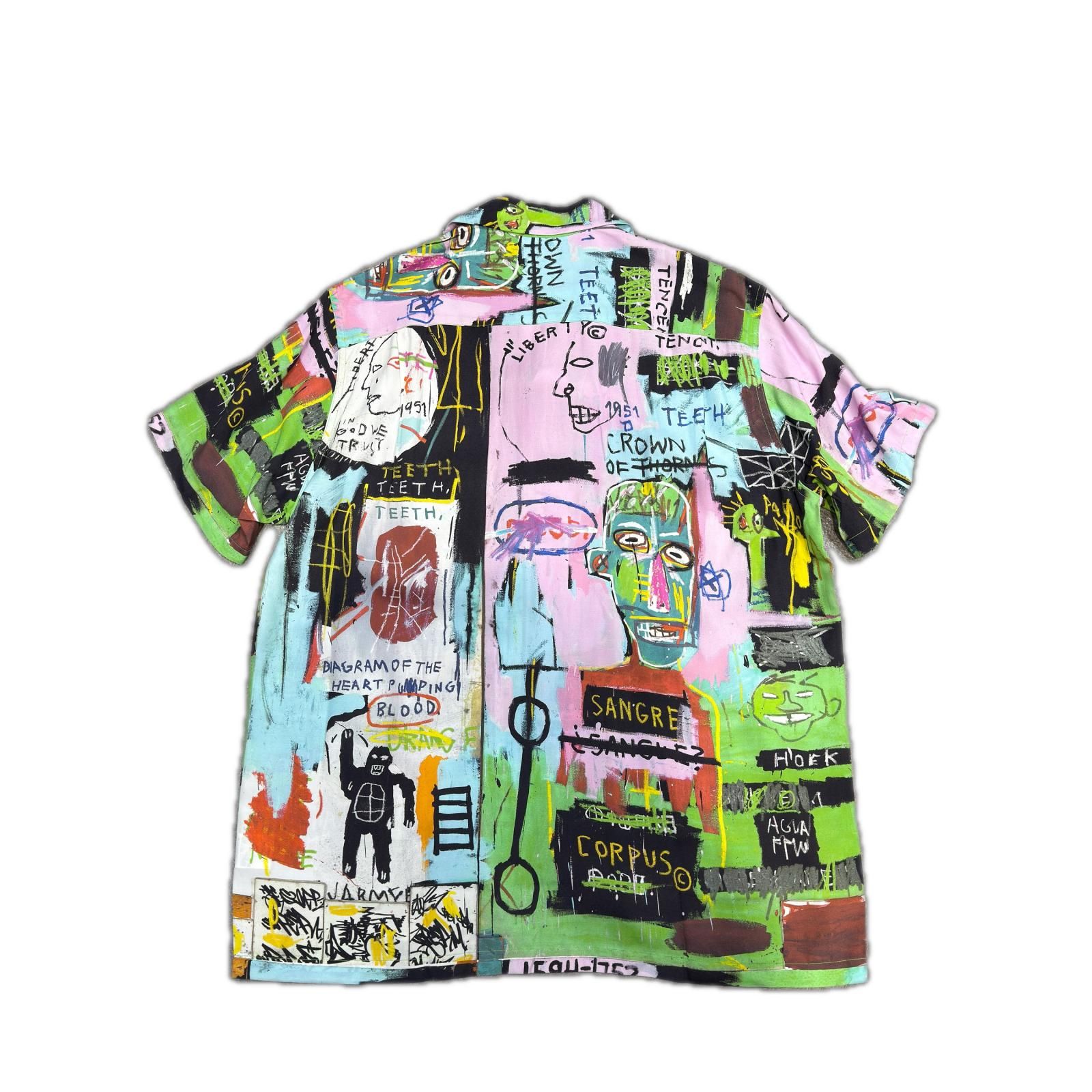 WACKO MARIA JEAN-MICHEL BASQUIAT / S/S HAWAIIAN SHIRT バスキア