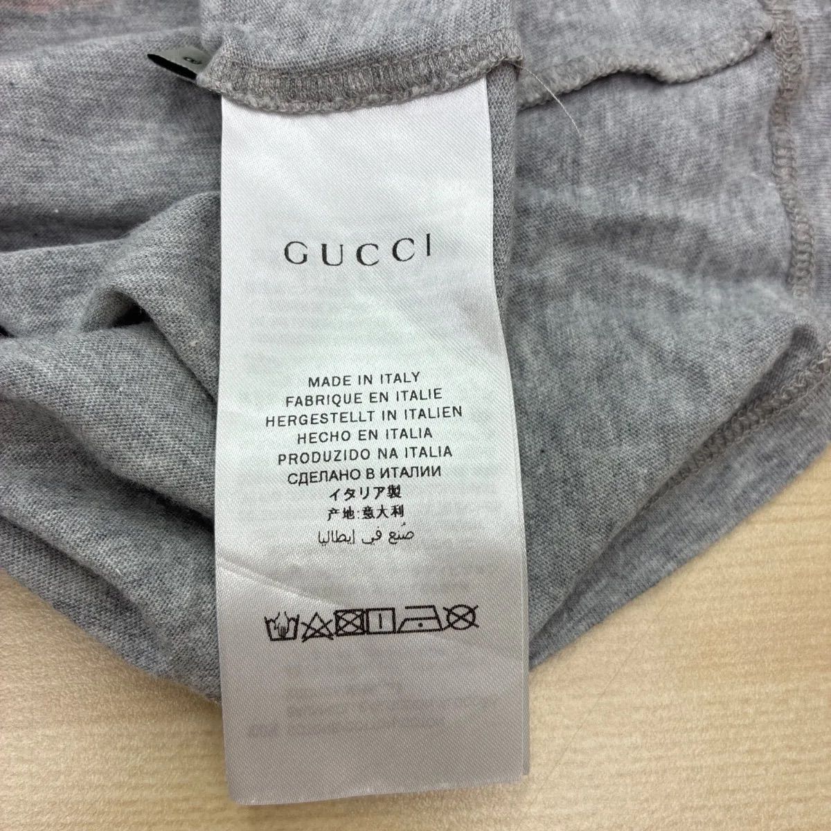 グッチ GUCCI】キッズ ロゴTシャツ 130 (8) グレー - メルカリ