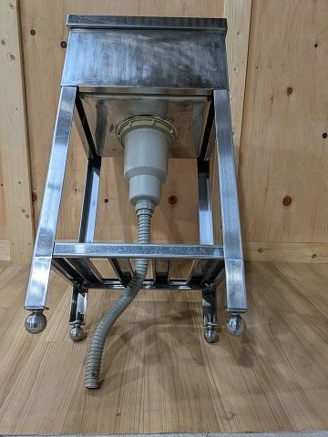1槽シンク W450×D450×H850 愛知 中古 ステンレスシンク 一槽シンク 