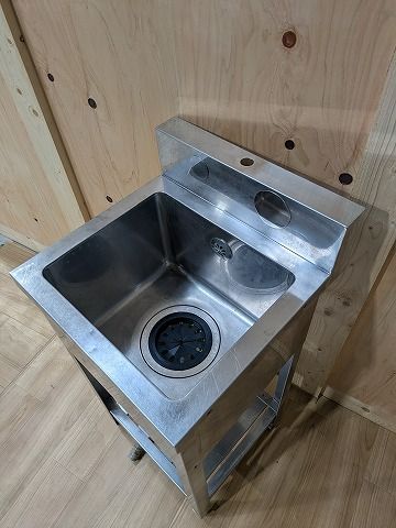 1槽シンク W450×D450×H850 愛知 中古 ステンレスシンク 一槽シンク 