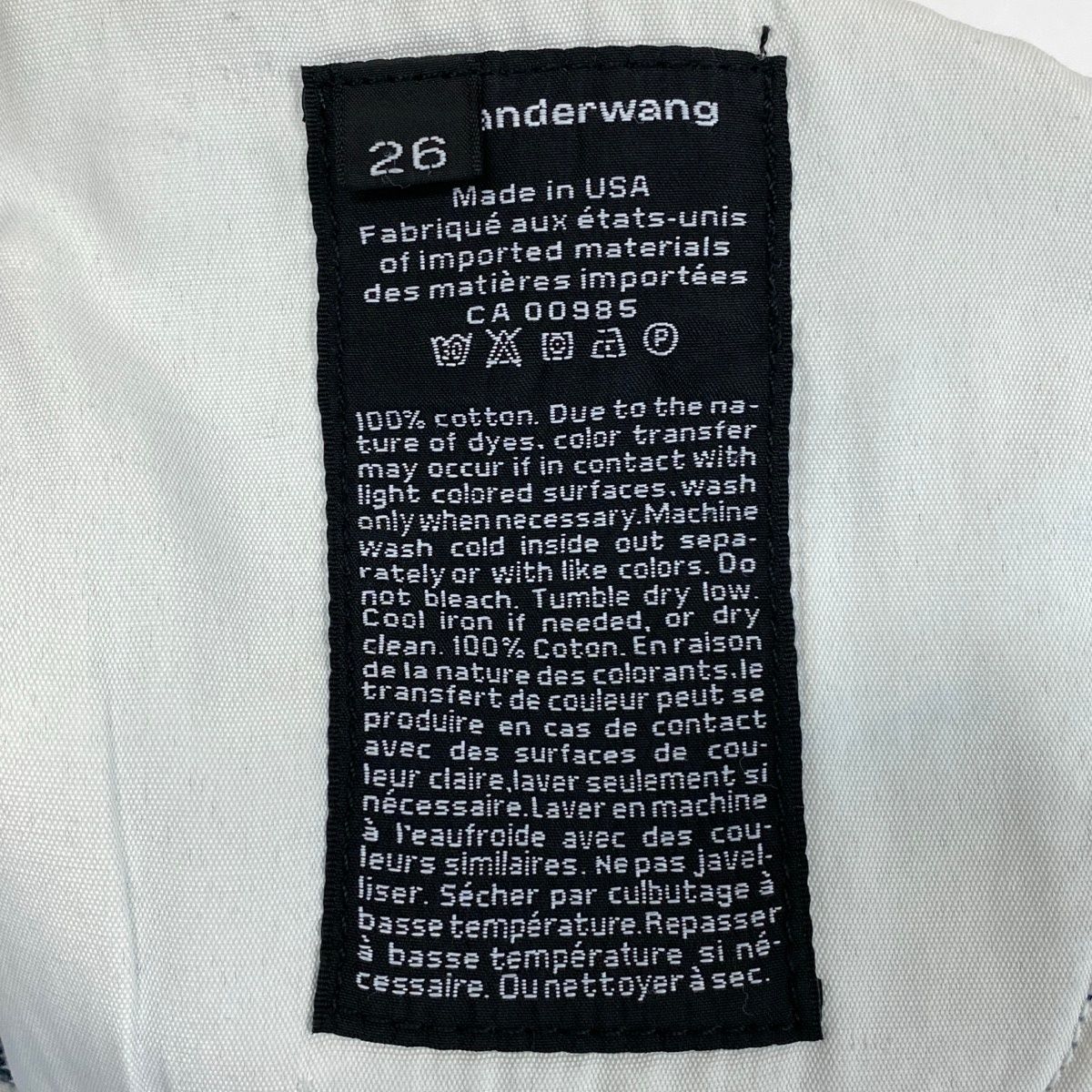 g13 【美品】alexanderwang アレキサンダーワン デニムショートパンツ