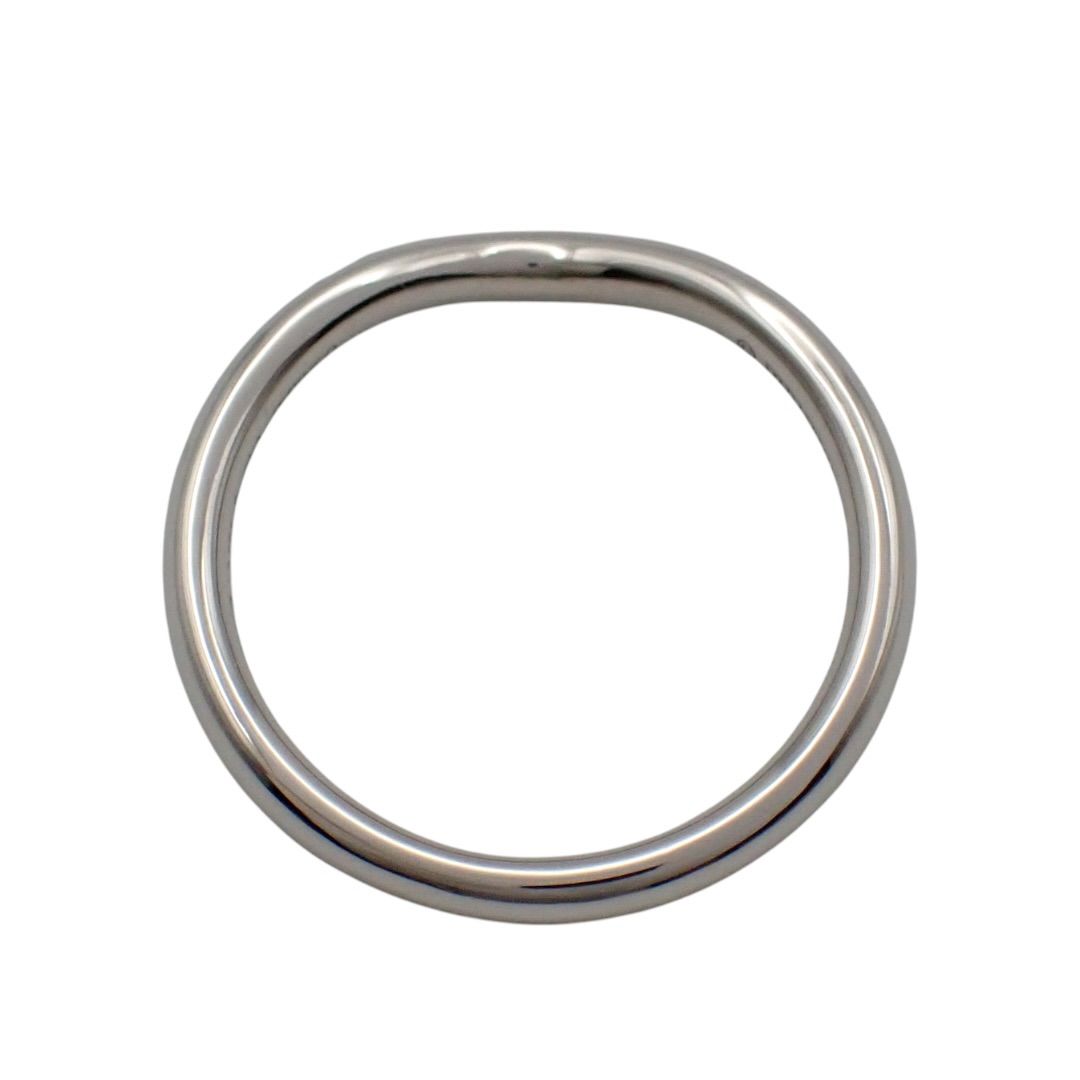 新品仕上げ済 Tiffany & Co. ティファニー 7号 カーブドバンド 9P