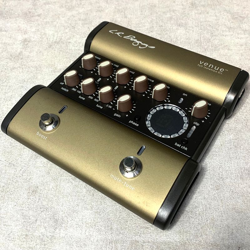 【加古川店】【楽器】 中古 L.R.Baggs | エルアールバグス エフェクター L.R.Baggs Venue D.I. Acoustic Guitar Preamp + DI アコギ用プリアンプ アコギ用プリアンプ ブラウン 【472】
